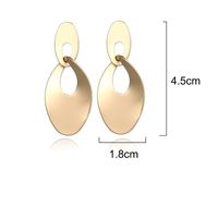 Fashion Metal Hollow Disc Earrings Nhpf147232 main image 3