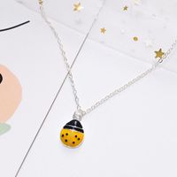 Cute Fashion Seven-star Ladybug Necklace Earrings Jewelry Set Nhdp147274 main image 5