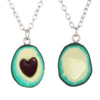 Nouveau Populaire Accessoires Personnalisé Avocat Argile Collier Et Boucles D'oreilles Suite Amusement De Bande Dessinée D'argile De Polymère Bijoux En Gros main image 10