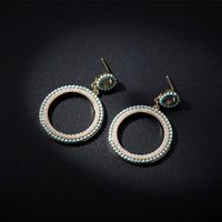 Simple Round Ring Earrings Nhll146952 sku image 1