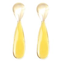 Womens Water Drop Shape Acrylic Transparent Series Earrings Nhct147078 sku image 1