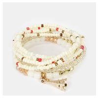 European And American Metal Eiffel Tower Wild Rice Beads Multi-layer Temperament Bracelet Nhct147133 sku image 1