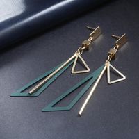 Geometric Plating Alloy No Inlaid Earrings sku image 2