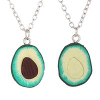 Fresh Avocado Clay Mud Necklace Earrings Key Chain Nhdp147275 sku image 11