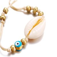 Creative Simple Retro Single Shell Hand-woven Rice Beads Anklet Bracelet Nhpj147825 main image 4