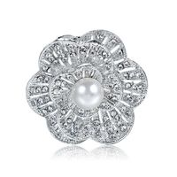 Mode Chaude Or Broche Ornement Blanc Perle Corsage Approprié Pour Sac Vêtements Accessoires Papillon Broches main image 1