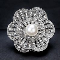Mode Chaude Or Broche Ornement Blanc Perle Corsage Approprié Pour Sac Vêtements Accessoires Papillon Broches main image 4