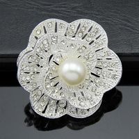 Mode Chaude Or Broche Ornement Blanc Perle Corsage Approprié Pour Sac Vêtements Accessoires Papillon Broches main image 7