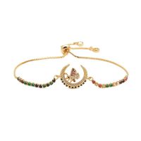 Fashion Micro Inlaid Zircon Color Zircon Star Bracelet Nhyl147902 main image 1