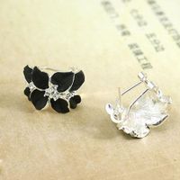 Fashionable Flower-like Red Petals Earrings Nhlj147959 main image 7