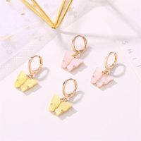 Fashion Color Acrylic Butterfly Earrings Nhdp148002 main image 4