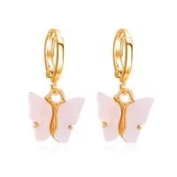 Fashion Color Acrylic Butterfly Earrings Nhdp148002 sku image 3