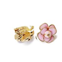 Fashion Flower Round Colored Rhinestone Earrings Nhom148014 sku image 2