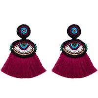 Fashion Devil S Eyes Imitated Crystal Tassel Earrings Nhas148034 sku image 4