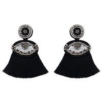 Fashion Devil S Eyes Imitated Crystal Tassel Earrings Nhas148034 sku image 5
