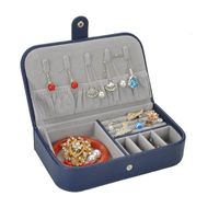 New Leather Jewelry Boxes Simple Lychee Travel Jewelry Cases Nhhw148072 main image 3