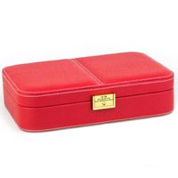 New Travel Jewelry Cases Cowhide Rounded Leather Jewelry Box Nhhw148074 main image 4