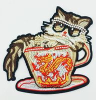 Big Teacup Cat Animal Cloth Stickers Nhlt148129 main image 5