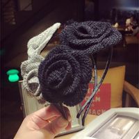 Sweet Handmade Wool Three-dimensional Flower Headband Nhsm148169 main image 4