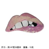 Fashion Bright Sequins Lips Cloth Embroidered Patch Nhlt148263 main image 4