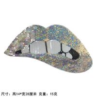 Fashion Bright Sequins Lips Cloth Embroidered Patch Nhlt148263 main image 7