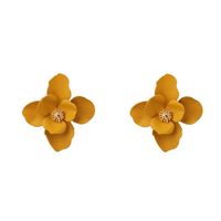 Womens Floral Paint Alloy Earrings Nhln148174 sku image 1