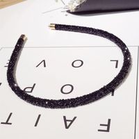 Koreanische Neue Art Einfache Und Vielseitige Dünne Seite Strass Kristall Stirnband Stirnband Koreanische Qualität Druck Haar High-end-haarschmuck Frauen sku image 1