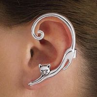 Européen Et Américain Style Mignon De Bande Dessinée Petit Animal Trois-dimensions Chat Oreille Goujons Oreille Pendaison Souhaite  Croix-frontière Produits Phares Gros main image 2