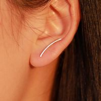 New Simple Ear Cuff Copper Line Clip Earrings Nhdp148480 main image 2