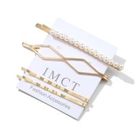 Fashion Simple Beads Hair Clip Bb Clips Nhpf148775 main image 5