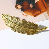 New Side Clip Spring Metal Leaf Hair Clips Nhdp148779 main image 12