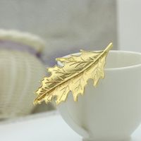New Side Clip Spring Metal Leaf Hair Clips Nhdp148779 main image 2