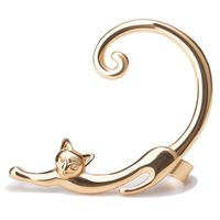 Européen Et Américain Style Mignon De Bande Dessinée Petit Animal Trois-dimensions Chat Oreille Goujons Oreille Pendaison Souhaite  Croix-frontière Produits Phares Gros sku image 1