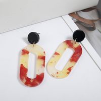 New Acetate Geometric Earrings Nhpf148654 sku image 1