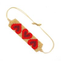 Womens Heart-shaped Hand-woven Miyuki Db Beads Bracelets &amp; Bangles Nhgw139807 main image 3