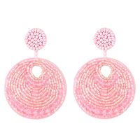 Fashion Geometric Imitated Crystal Rice Beads National Wind Earrings Nhjj139827 main image 8