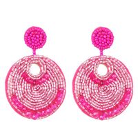 Fashion Geometric Imitated Crystal Rice Beads National Wind Earrings Nhjj139827 main image 9