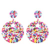 Fashion Geometric Imitated Crystal Rice Beads National Wind Earrings Nhjj139827 main image 11