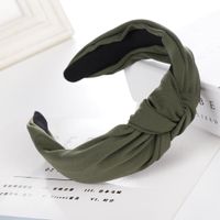New Solid Color Cross Cloth Wide Headband Nhhv139939 main image 3