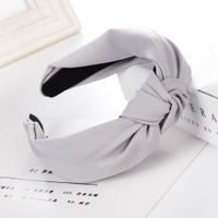 New Solid Color Cross Cloth Wide Headband Nhhv139939 main image 10