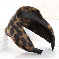 Fashion Leopard Wide Headband Nhhv139970 main image 4