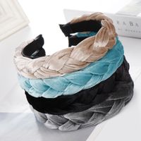 Fashion Flannel Tweezers Wide-brimmed Headband Multicolor Nhhv139977 main image 22