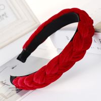 Fashion Flannel Tweezers Wide-brimmed Headband Multicolor Nhhv139977 main image 18