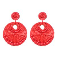 Fashion Geometric Imitated Crystal Rice Beads National Wind Earrings Nhjj139827 sku image 1