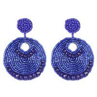 Fashion Geometric Imitated Crystal Rice Beads National Wind Earrings Nhjj139827 sku image 3
