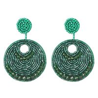 Fashion Geometric Imitated Crystal Rice Beads National Wind Earrings Nhjj139827 sku image 2