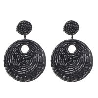 Fashion Geometric Imitated Crystal Rice Beads National Wind Earrings Nhjj139827 sku image 4