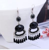 Vintage Rhinestone Imitated Crystal Earrings Nhkq139848 sku image 4