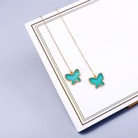 Womens Butterfly Plating Alloy Earrings Nhqd140194 main image 1