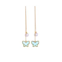 Womens Butterfly Plating Alloy Earrings Nhqd140194 main image 6